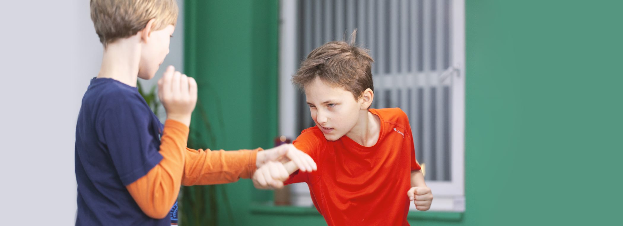 Kindertraining Kickboxen Sanda