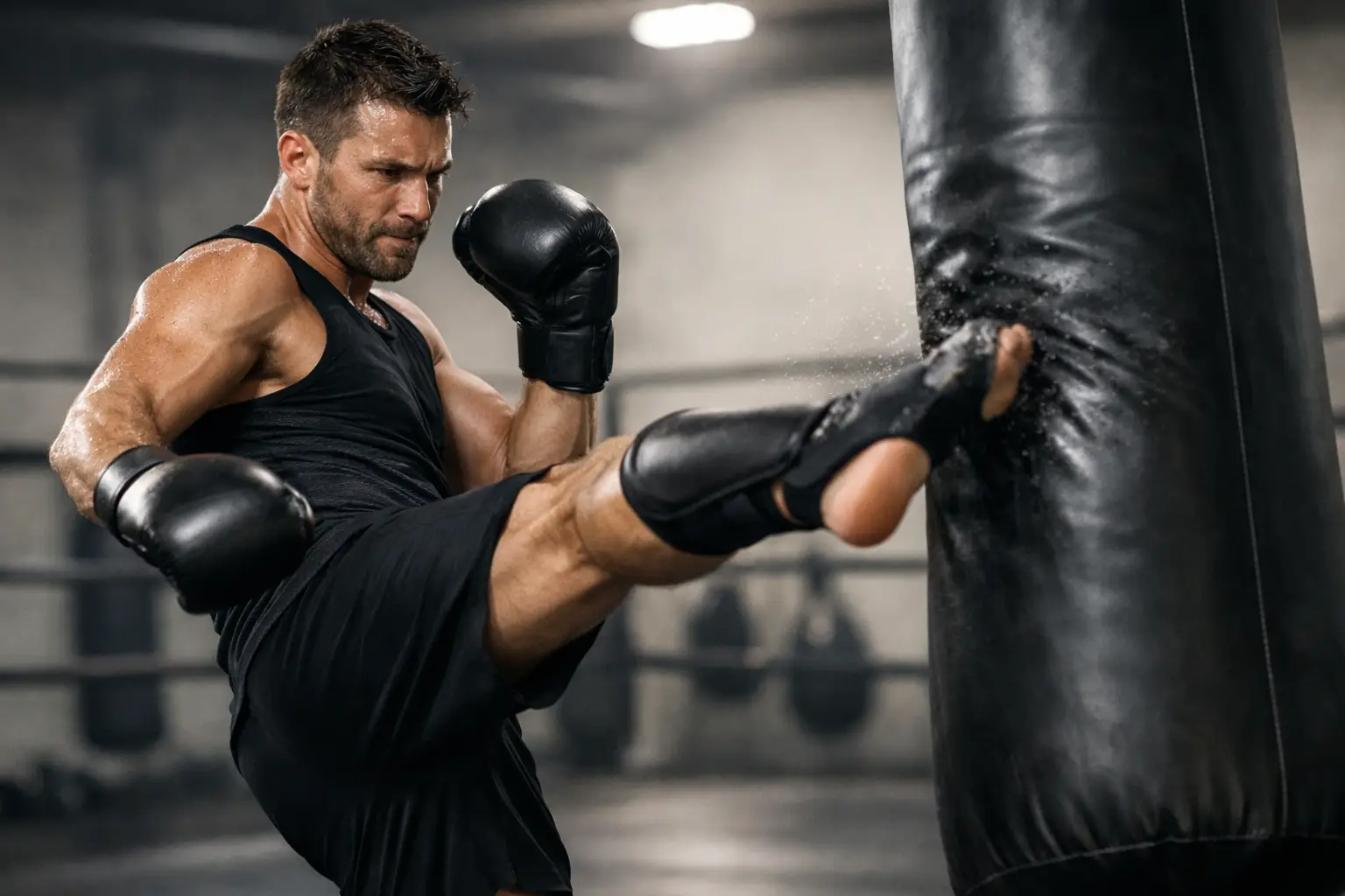 Kampfsport Fitness Training für echte Stärke
